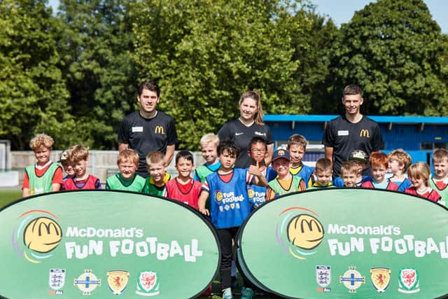 Local McDonald’s franchisee Perry Akhtar is providing 120 hours of free sessions for Wellingborough youngsters this month