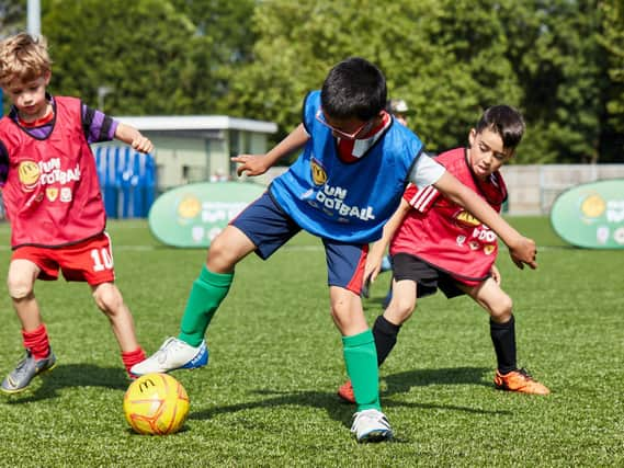 Local McDonald’s franchisee Perry Akhtar is providing 120 hours of free sessions for Wellingborough youngsters this month