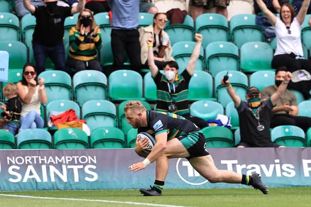 Mike Haywood scored for Saints during the second half