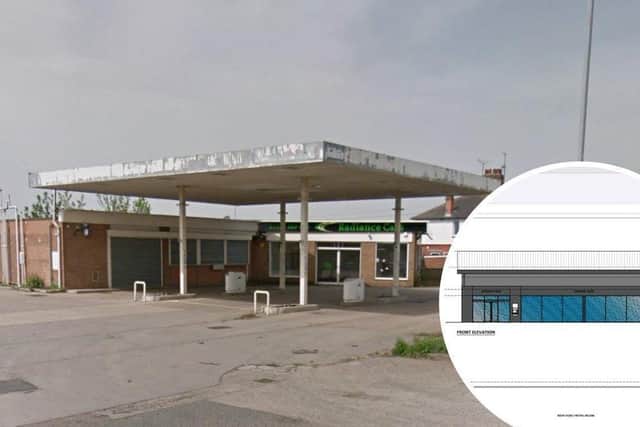 The site is being redeveloped to make way for a new Co-op filling station and store