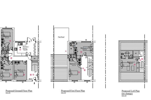 Almost all the floor space in the three-storey home would be given over to bedrooms if the plans are passed
