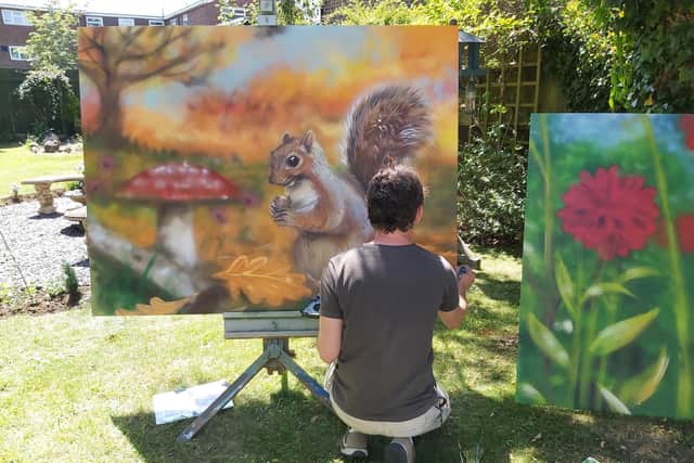 The autumn panel takes shape
