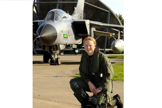 Kirsty Murphy while a flight lieutenant in the Royal Air Force