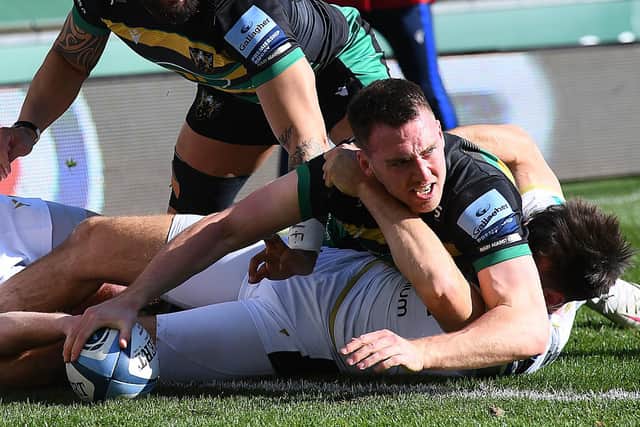 Tom James scored for Saints against Bath back in February