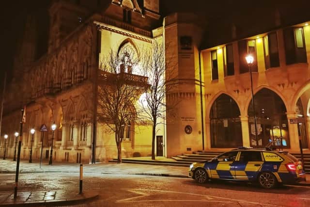 Police reported a busy Saturday night in Northampton