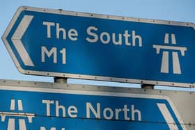 One lane on the M1 will stay closed all day following Monday morning's van fire