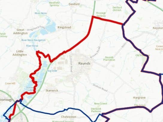 Corby and East Northamptonshire could lose Raunds, Hargrave and Stanwick