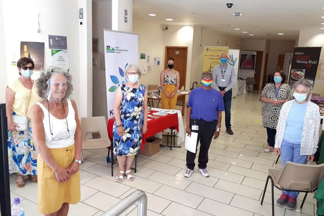 Happy to help the team at the Gold Street hub of Kettering Complementary Therapy Group (KCTG).