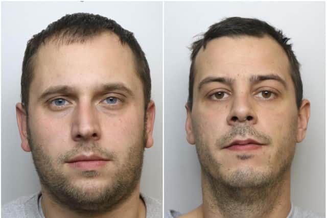 Juliano Racca and Ricky Randall targeted their victim through the dating app FabGuys with a plan to tie them up and rob them.
