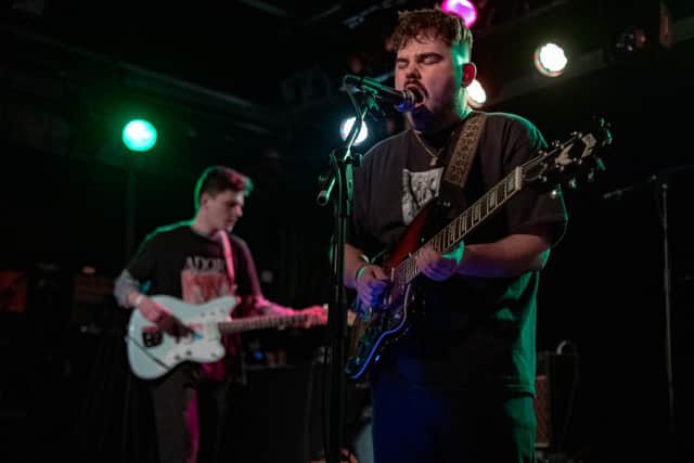 Kailan playing with Fox Chapel in 2019. Photo by David Jackson.