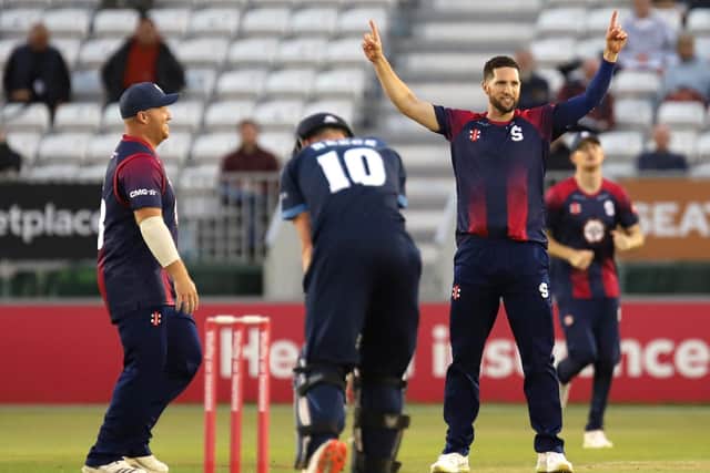 Wayne Parnell celebrates his wicket
