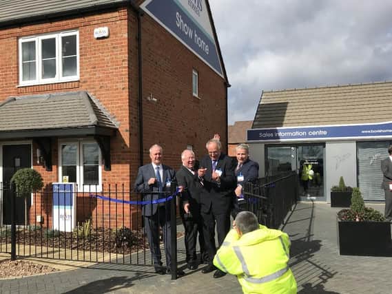 File picture of the first homes going up for sale in Stanton Cross, Wellingborough
