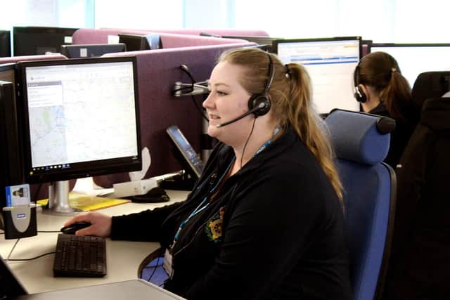 An NHS call handler