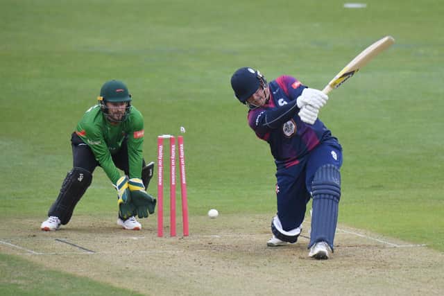 Richard Levi was bowled by Colin Ackermann