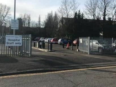 The Trafalgar Road car park.