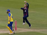 Freddie Heldreich in action for the Steelbacks at Durham