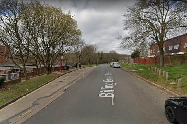 The first incident took place on Billing Brook Road near Costcutter at 9pm.