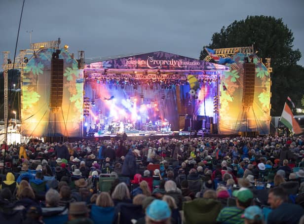 The main stage at Cropredy Convention. Photo by David Jackson.
