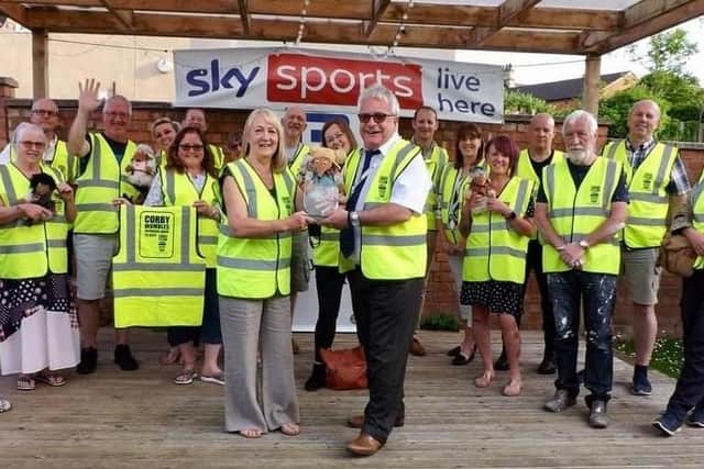 Wombles members with their high-vis vests.