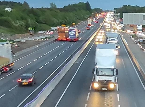 Stretches of the M1 will be shut on 50 nights between now and early-October