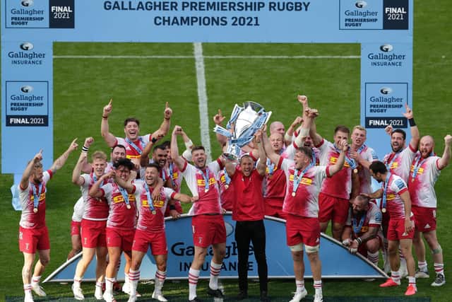Harlequins won the Gallagher Premiership last weekend