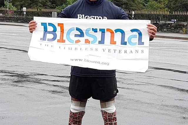 Tim has so far raised £2,000 for Blesma.