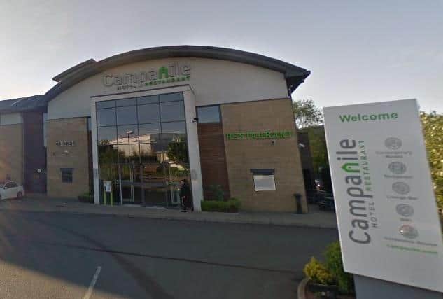 Officers found around 75 people at a function at the Campanile Hotel in December