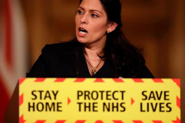 Home Secretary Priti Patel introduced the £10,000 fines last August