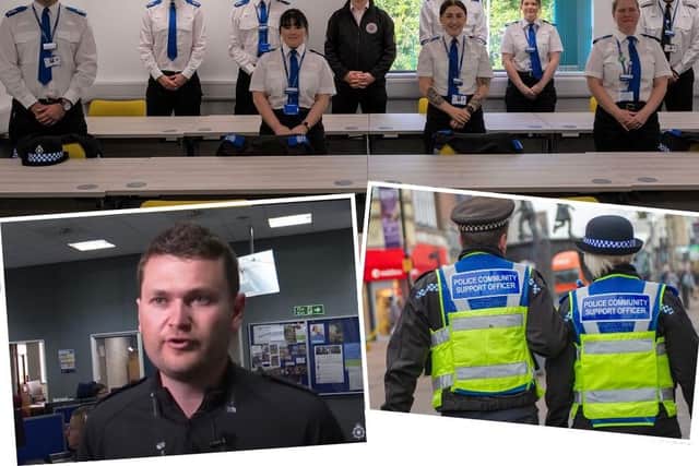 Supt Ash Tuckley welcomed a new batch of PCSOs to Northamptonshire's streets