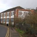 The derelict Lawrence factory site.