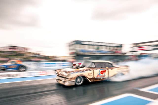 Supercharged Outlaws will be in action this weekend. Picture courtesy of Santa Pod