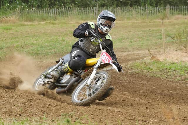 Corby welder Ashley Wilson (1973 380 CZ) back to winning ways after a two-year break from moto cross.