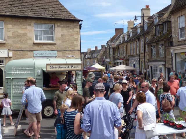 The Oundle Food Festival takes place in the town centre every year.