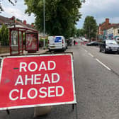 Kettering Road is closed through Kingsley