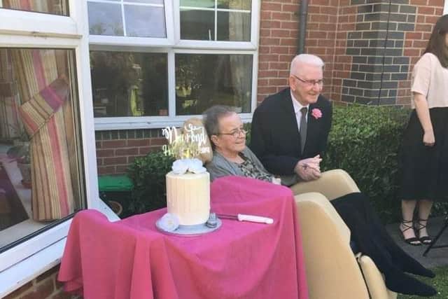 The happy couple.