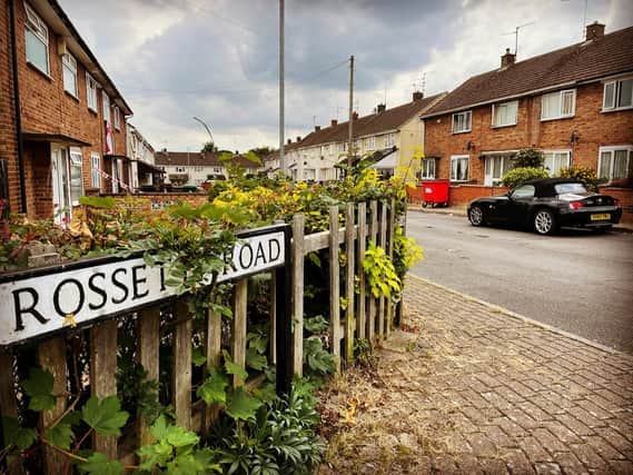 Rossetti Road on the Hazel Leys estate has two registered HMOs. The estate is the most HMO saturated in Corby.