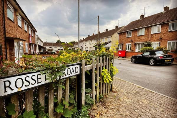 Rossetti Road on the Hazel Leys estate has two registered HMOs. The estate is the most HMO saturated in Corby.