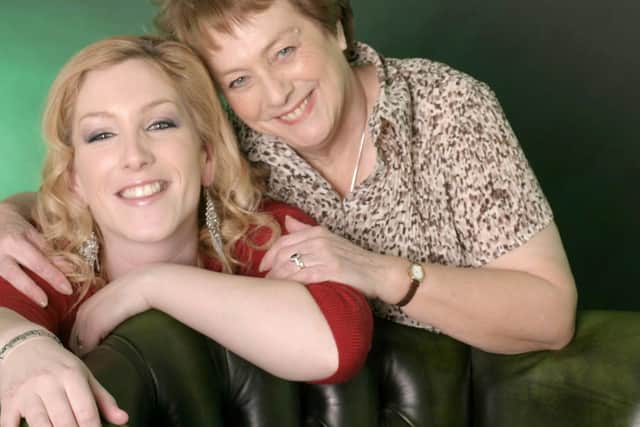 Sarah with her mum, Ann.