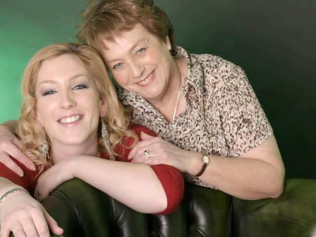 Sarah with her mum, Ann.
