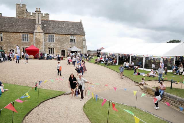The Rockingham Castle Food and Drink Fair.