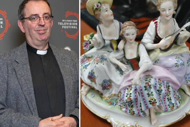 Finedon vicar Rev Richard Coles answered police social media appeals for help locating the keepsake's owners