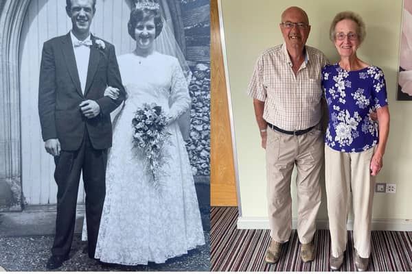 Keith and Eileen Althorpe in 1961 and sixty years on