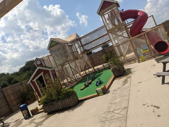 The new outdoor play area at 350 Play Rushden Lakes