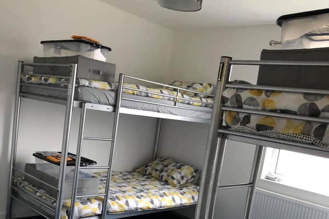 The beds