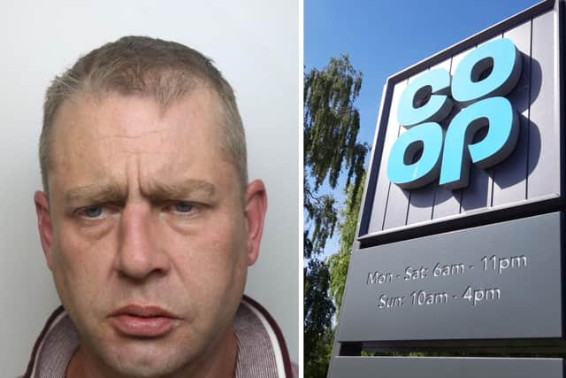 Prescott admitted 25 thefts and five assaults on staff at a Northampton Co-op
