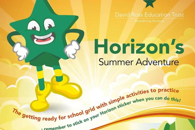 Horizon's Summer Adventure activity pack has been created by David Ross Education to help prepare children for going to school for the first time