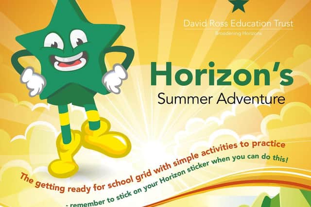 Horizon's Summer Adventure activity pack has been created by David Ross Education to help prepare children for going to school for the first time