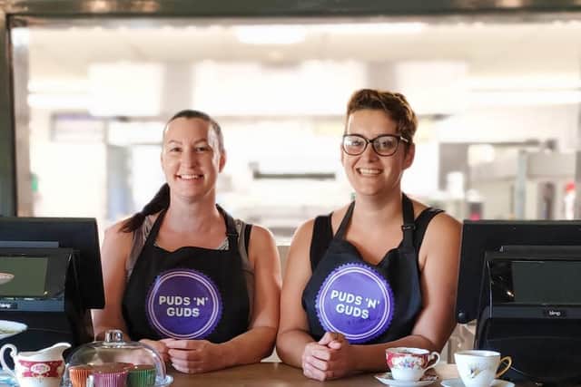 Lucy and Sara from Puds 'n' Guds