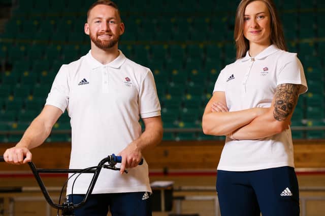 Declan Brooks and Charlotte Worthington. Image: Getty