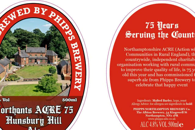 Phipps Brewery labels designed for ACRE's 75th year.